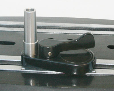 Spring-assisted swivel clamp base